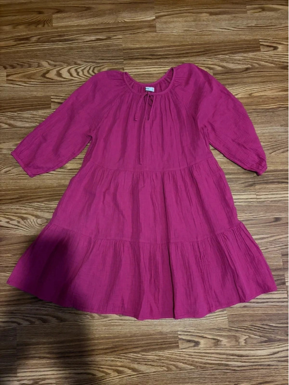 Magenta Pink Casual Dress